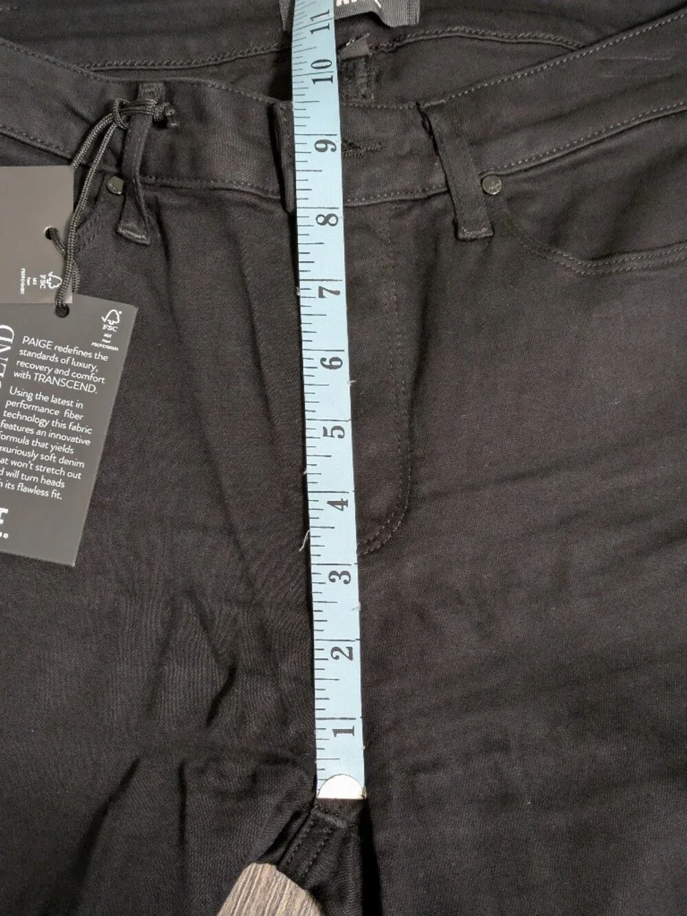 PAIGE Hoxton Ankle Jeans Womens 28 Black Transcend High Rise Slim Skinny NWT